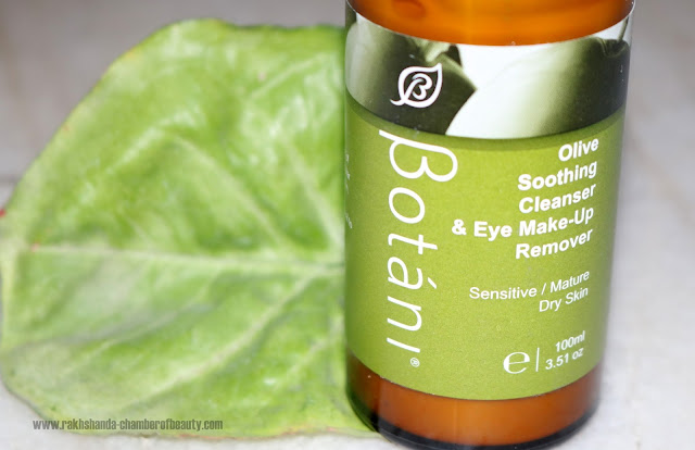 Botani Olive Soothing Cleanser and Makeup Remover- review