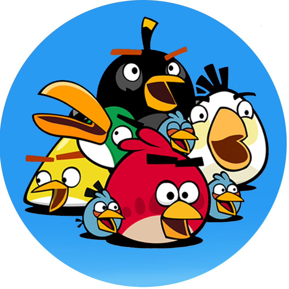 Free Printable Angry Birds Stickers Toppers Or Labels Oh My Fiesta 