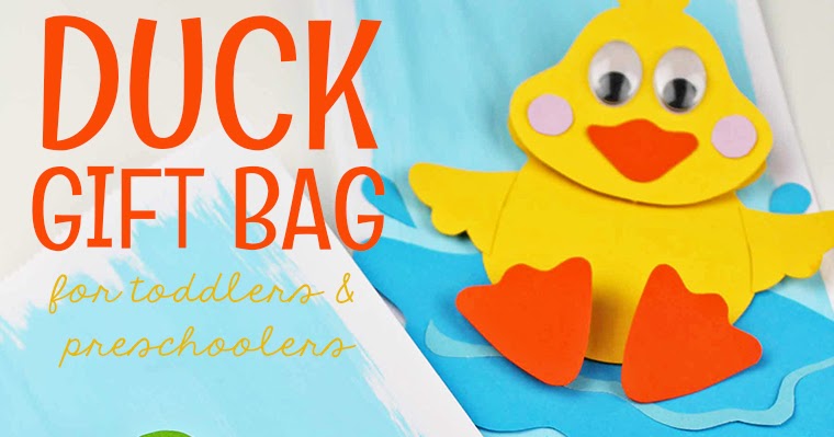 Duck Craft - duck template included! - Messy Little Monster
