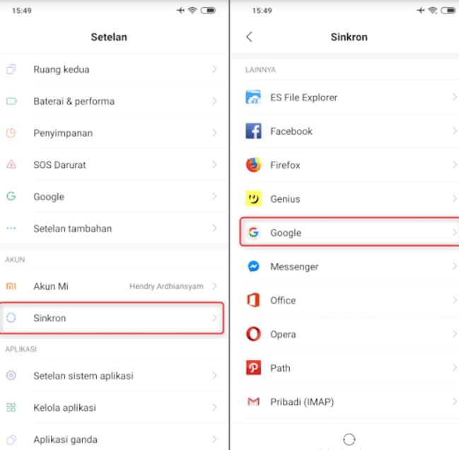 Cara Mudah Logout dan Menghapus Akun Gmail di Xiaomi Nur