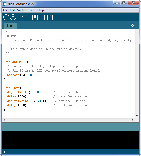Gambar 5. Contoh Program Blink