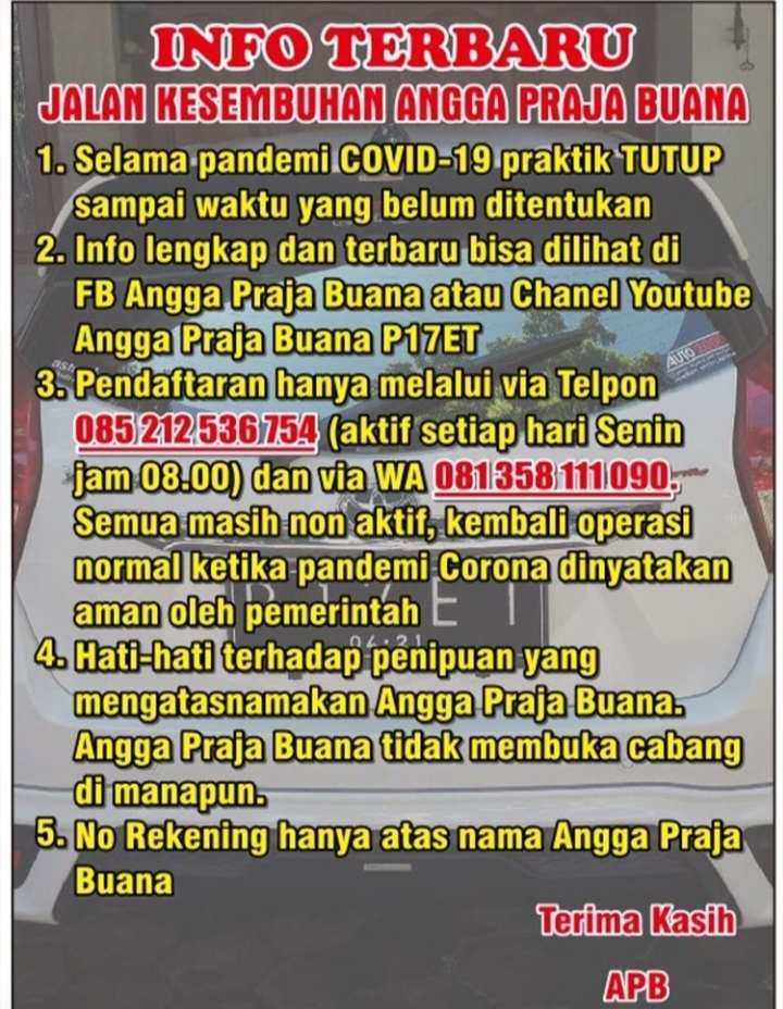 Cara Daftar Berobat di Angga Praja Buana
