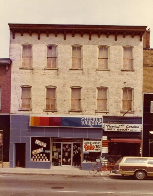 A Series of Photographs of Downtown Belleville, Ontario in 1975