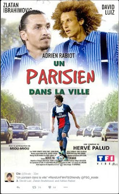 PSG tease Chelsea with movie poster mock-up ahead of today's match - Campus Trybe