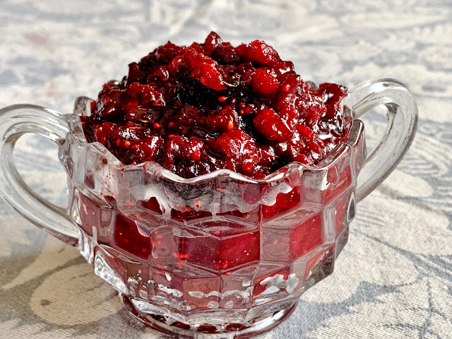 Spicy Cranberry Five Spice Relish