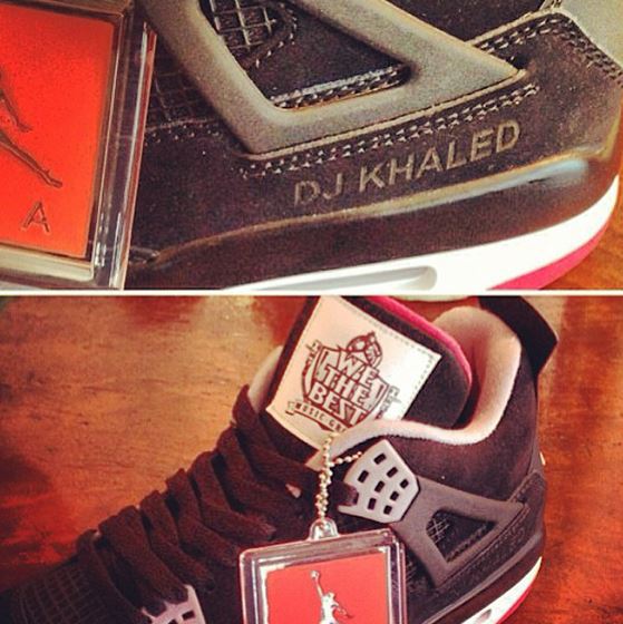 Celeb Sneaker Game: DJ Khaled x Air Jordan IV âWe The Bestâ Sneaker (Images)
