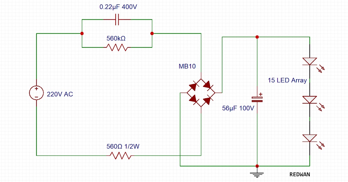 Scavenger's Blog: Mains Powered LED Lamp