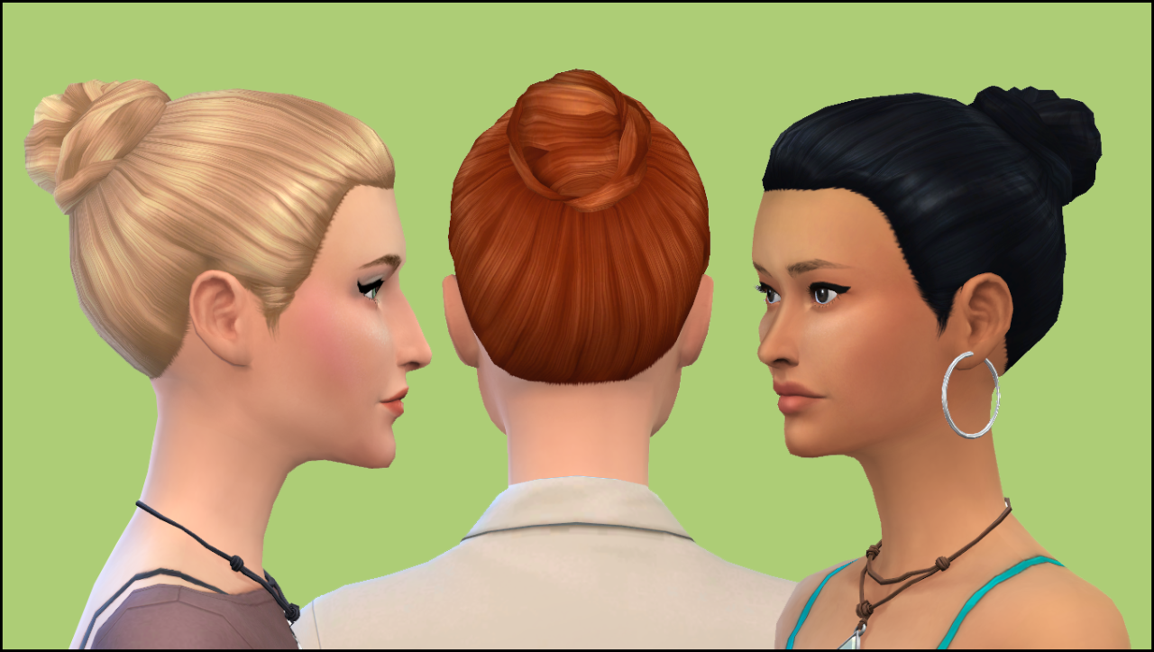 the sims 3 cc bun