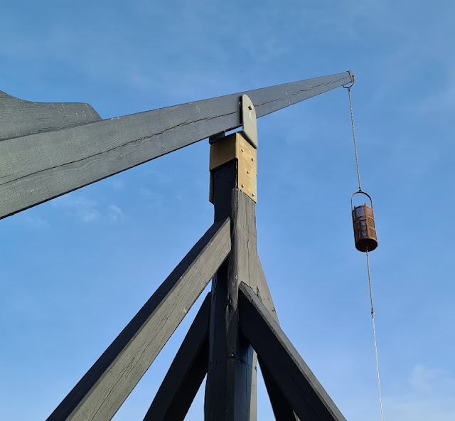 Dänemark-Urlaub: Ein Leuchtturm-Tag in Skagen. Der erste Leuchtturm an der Spitze Dänemarks war ein Wipp-Feuer, eine Konstruktion aus Holz, die vom Strand aus weithin sichtbar ist.