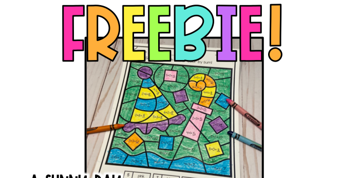 Year color number activities coloring years numbers pages happy kindergarten worksheets preschool freebie january worksheet school teacher fun classroom eve New Years Color by Number (freebie) | A Sunny Day in First Grade