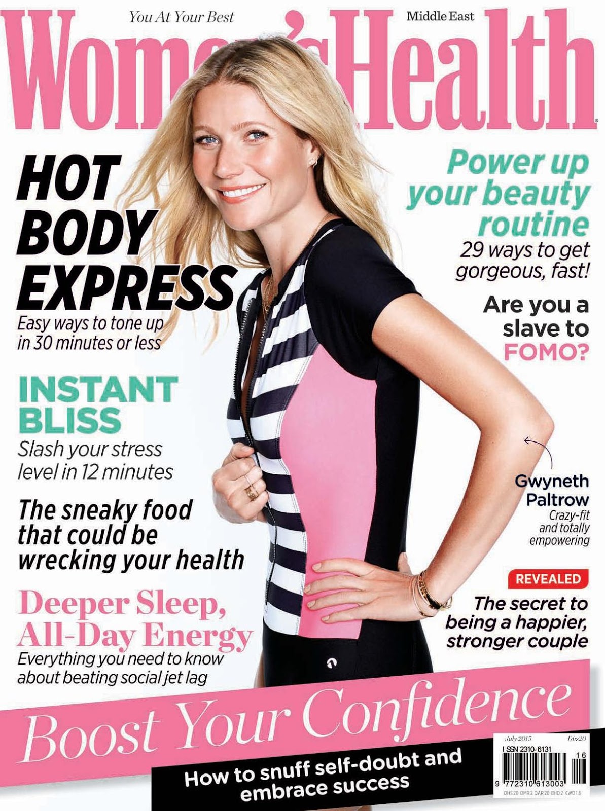 Celebrity-interviews-library: Gwyneth Paltrow in Women's Health Middle ...