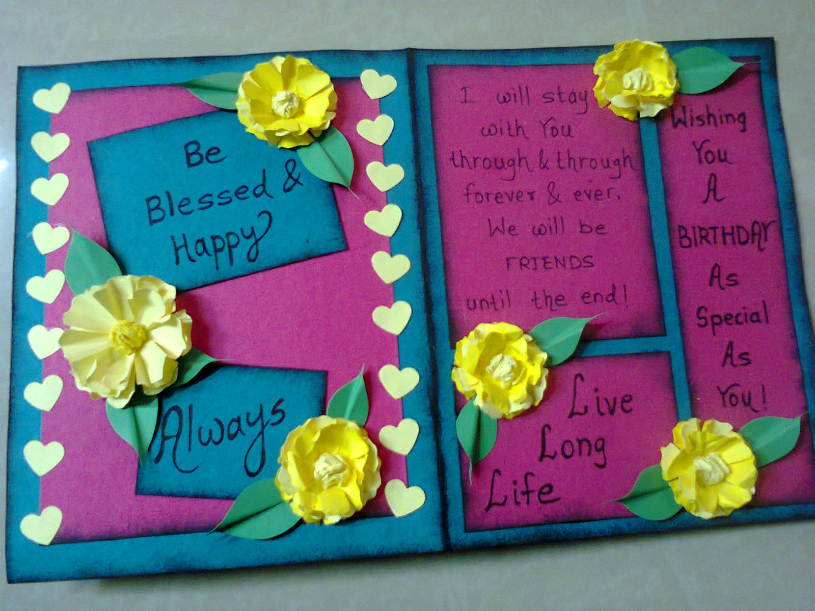 Lina s Handmade Cards Simple Birthday Card 