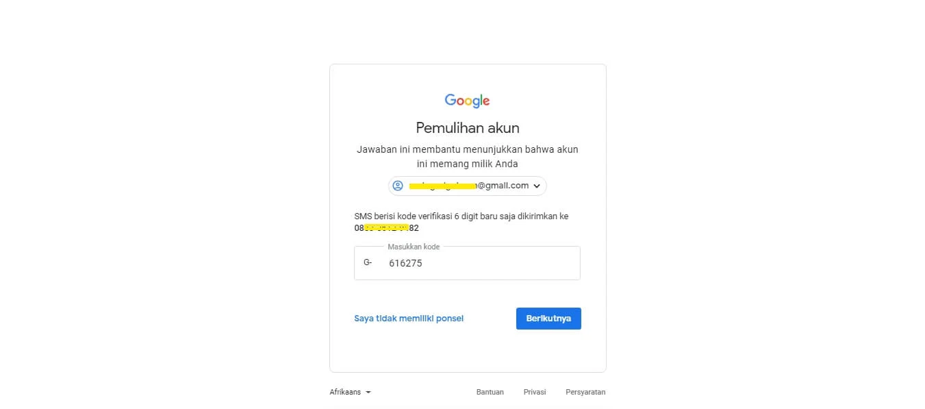 Cara Membuka Email Lupa Password