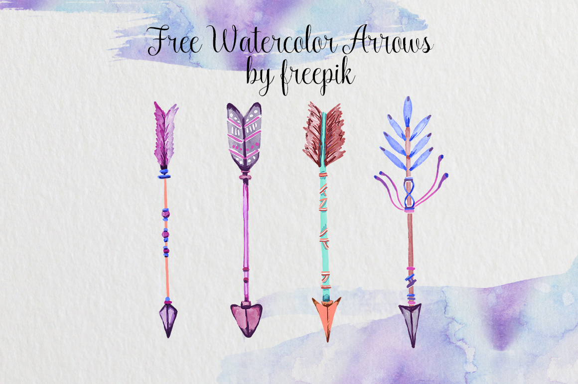 DLOLLEYS HELP: Free Watercolor Arrows