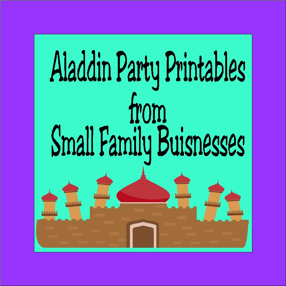 Aladdin Party Printables