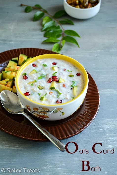 Oats Curd Bhat