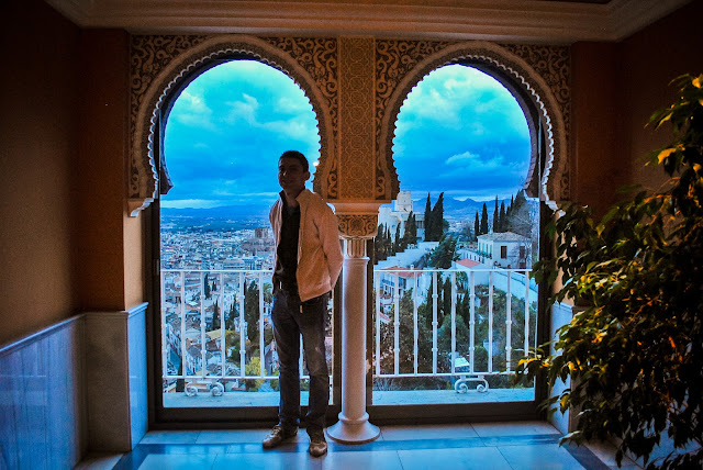 Alhambra Palace Hotel views of Granada