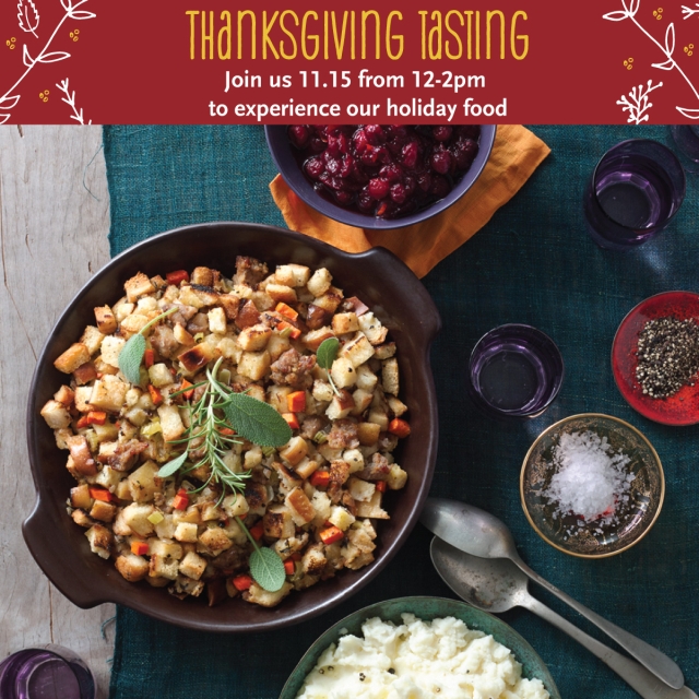 Whole Foods Hosting Free Thanksgiving Tasting on 11/15, 12 2 pm