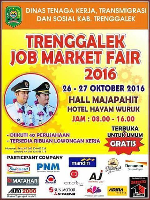 Ribuan Lowongan Kerja di Trenggalek Job Market Fair 