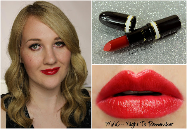 MAC Night to Remember lipstick swatch MAC Night to Remember lipstick swatch