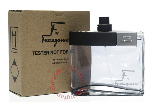 Salvatore Ferragamo F by Ferragamo Black Pour Homme Tester Perfume