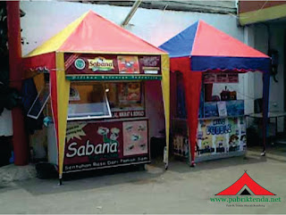 Tenda Cafe Untuk Jualan atau disebut juga Tenda Stand Berdagang, Tenda Cafe ini cocok untuk keperluan berjualan,