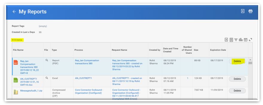 Workday matrix report image