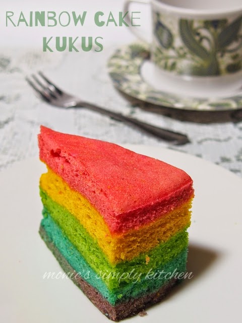 resep rainbow cake kukus