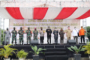 Gubernur Sulut Pimpin Apel Gelar Pasukan Operasi Lilin 2020 Dikawasan Megamas Manado
