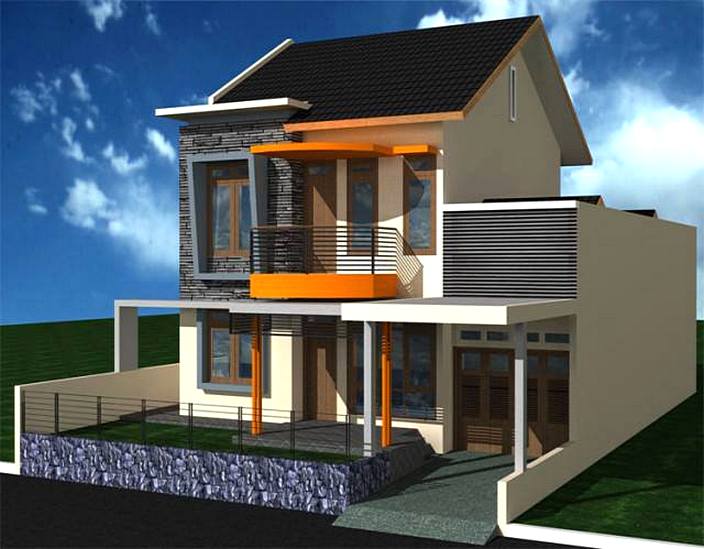 44 Model Atap Rumah Minimalis 2 Lantai Rumahku Unik