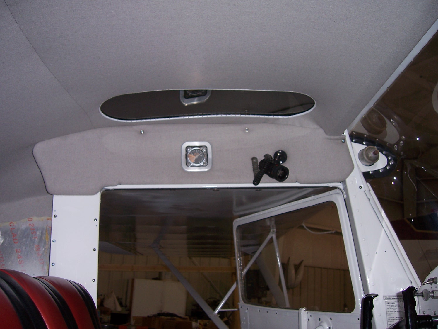 N2496N, '47 Cessna 120 Headliner Installation