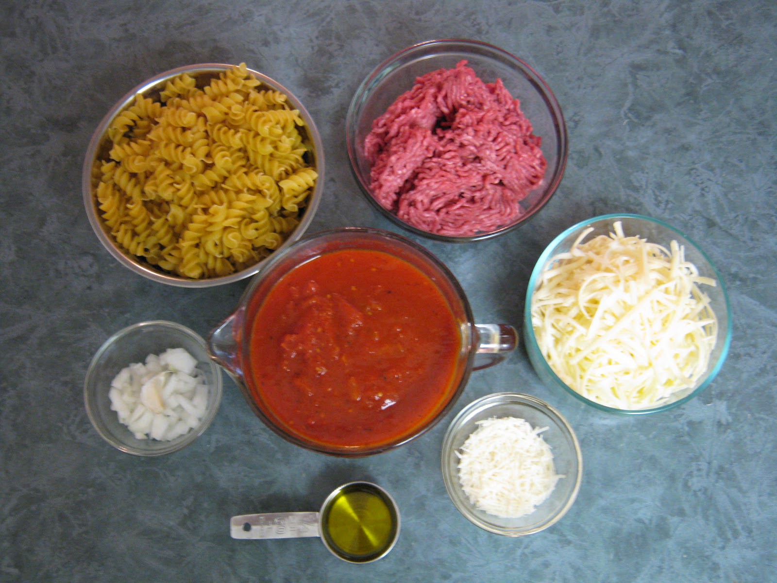 M.A.R.B. Beef and Mozzarella Baked Rotini & Walnut and BrownSugar