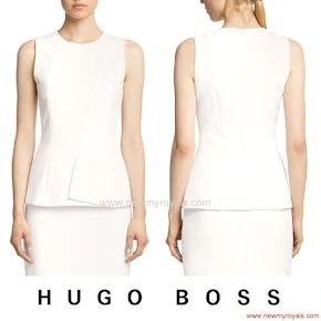 Queen Letizia wore HUGO BOSS Dress