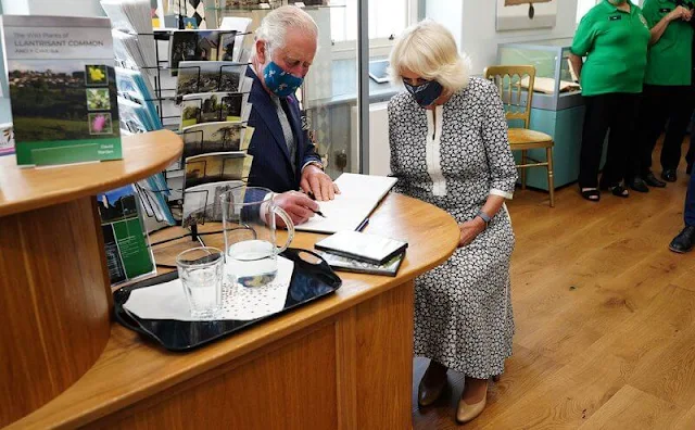 Duchess of Cornwall visited the town of Llantrisant and  newly restored building, the Llantrisant Guildhall Heritage and Visitor Centre