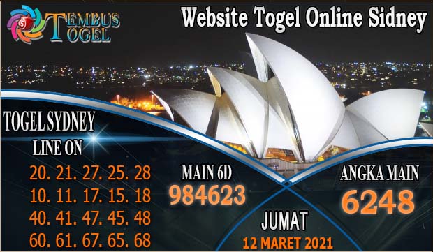 Website Togel Online Sidney Jumat Tanggal 12 Maret 2021