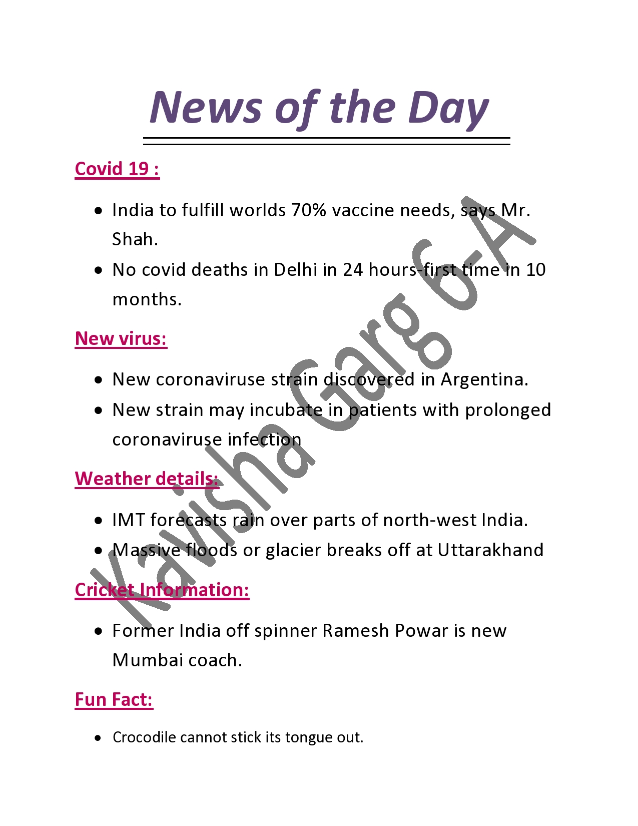 JAYPEE PUBLIC SCHOOL GREATER NOIDA NEWS BULLETIN BY STUDENTS