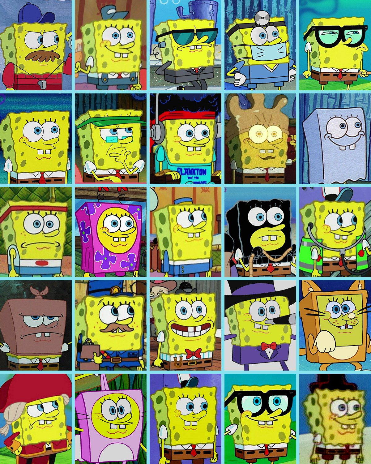 'OZ' The 'Other' Side of the Rainbow Many faces of Spongebob Squarepants