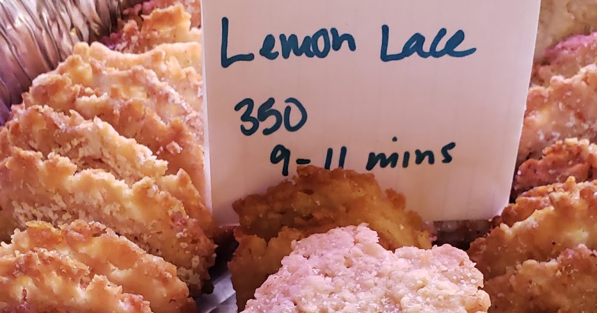 Cookie Day! Lemon Lace Cookies