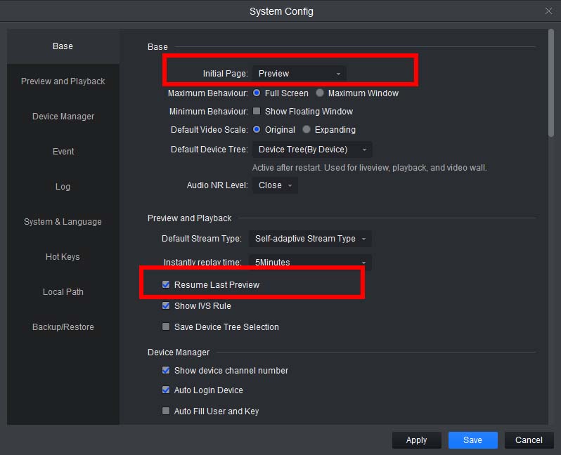 Smart PSS: Automatically load cameras on Startup — SecurityCamCenter.com