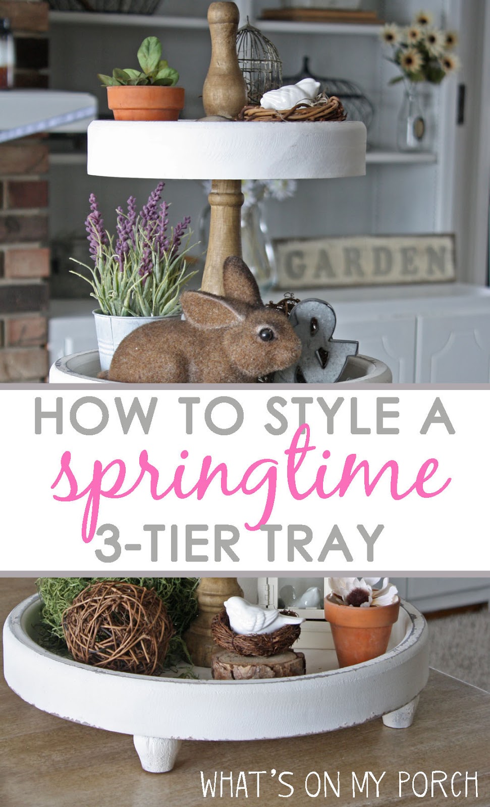 My Porch Prints Style A Springtime Tray Spring Decor