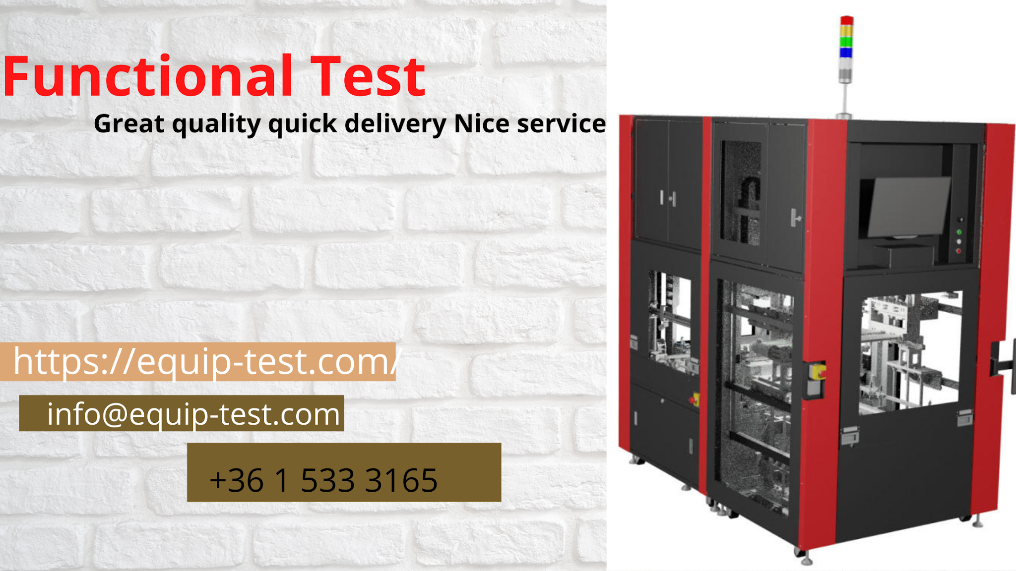 Test Probes, Test Fixtures, Test Jigs EquipTest Functional Test By