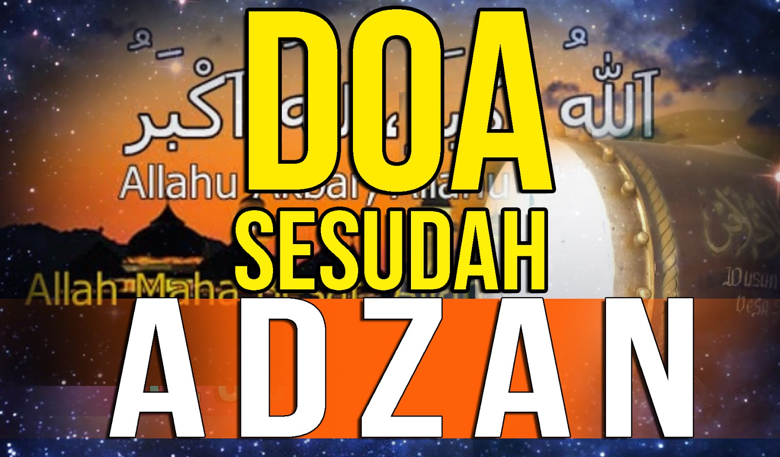 Doa setelah iqomah latin