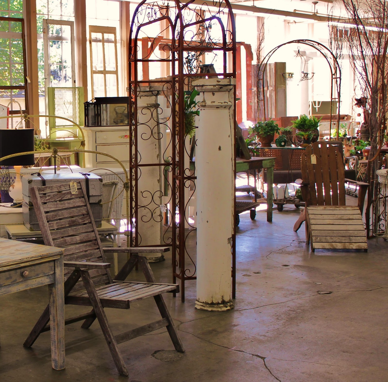 Monticello Antique Marketplace Salvage Garden Rebuild...