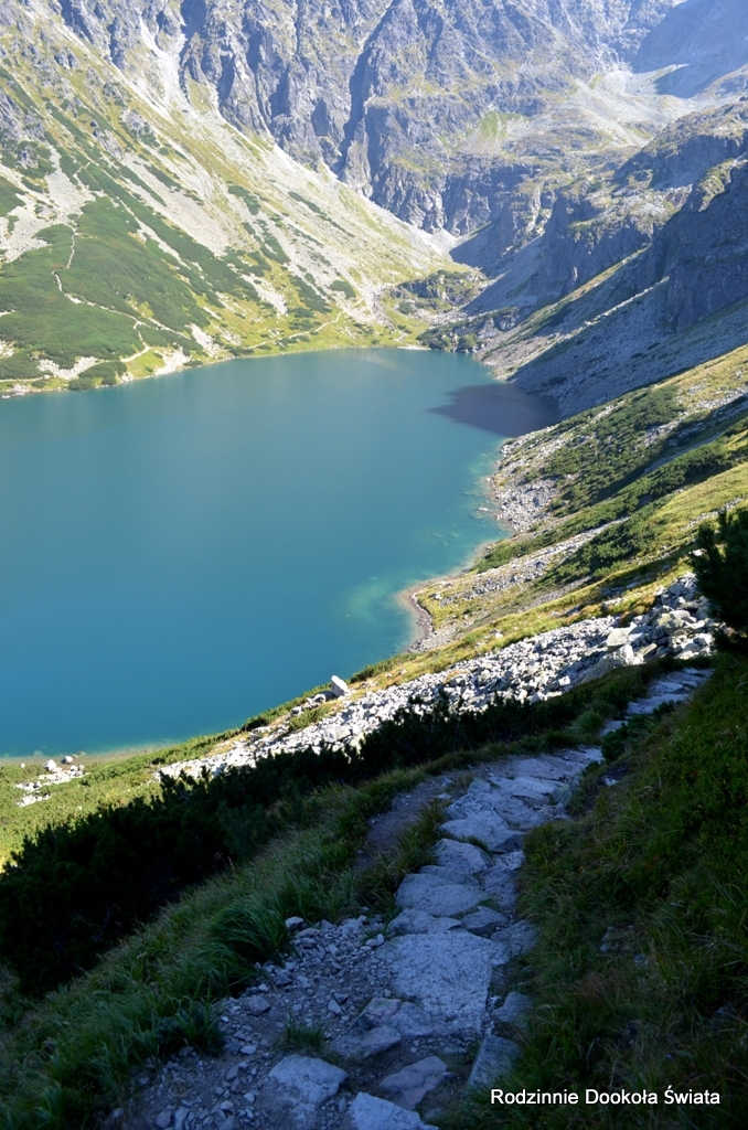 Zielony i Czarny Staw Gąsienicowy przez Karb i grań Małego Kościelca