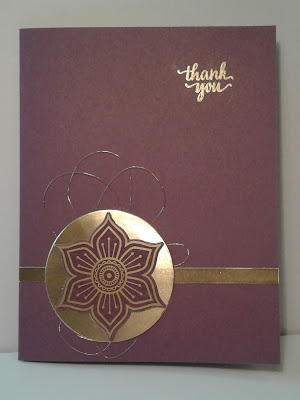 Eastern Beauty, Eastern Medallions, Stampin Up, 2017 Catalog, gold vinyl stickers, gold embossing