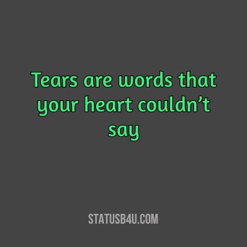 Heartbroken Tears Captions for Whatsapp & Instagram