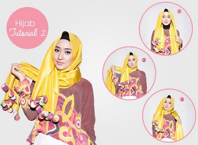 20 Tutorial Hijab Pashmina Pesta Pernikahan Glamour