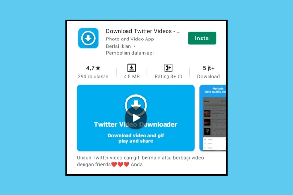 Cara Download Video Twitter Yang Diproteksi