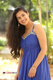 Actress Prasanna Stills in Blue Short Dress at Inkenti Nuvve Cheppu Movie Platinum Disc Function  0021