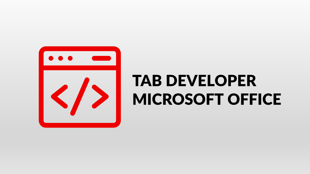 Cara Menampilkan Tab Developer Microsoft Office (Excel, Word, PowerPoint) -  NAH Tutorial